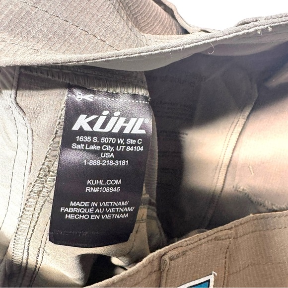 Kuhl Men's Khaki Chinos silencr 34x30 work utility - Picture 4 of 8